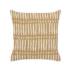 Poduszka dekoracyjna SALIX Bawełna 45 x 45 cm Piaskowy W paski Poduszka dekoracyjna SALIX Bawełna 45 x 45 cm Piaskowy W paski