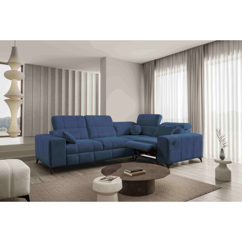 Ballagio II Mix Corner Sofa with Sleeping and Relax Function | Best Quality Weave, Spring 1118