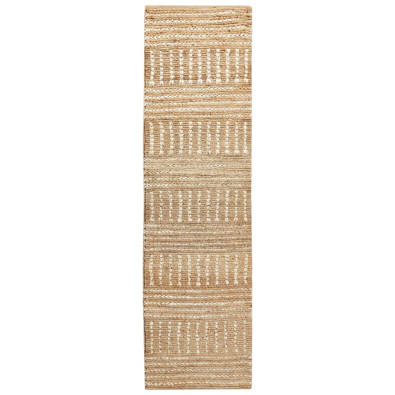 Dywan z juty 80 x 300 cm beżowy KAMBERLI Dywan z juty 80 x 300 cm beżowy KAMBERLI