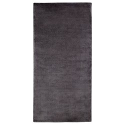Dywan z wiskozy 80 x 150 cm ciemnoszary GESI II Dywan z wiskozy 80 x 150 cm ciemnoszary GESI II
