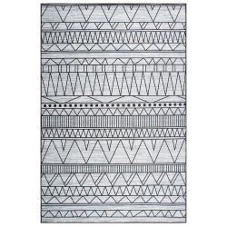 Dywan 140 x 200 cm czarno-szary KEBAN Dywan 140 x 200 cm czarno-szary KEBAN