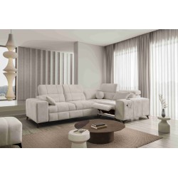 Ballagio II Mix Corner Sofa with Sleeping and Relax Function | Best Quality Weave, Spring 1108