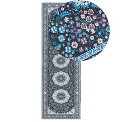 Dywan 80 x 240 cm niebieski GEDIZ