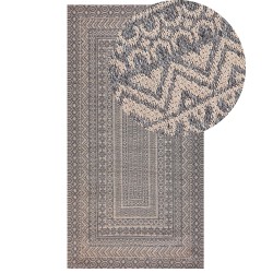 Dywan 80 x 150 cm beżowo-szary BAGLAR Dywan 80 x 150 cm beżowo-szary BAGLAR