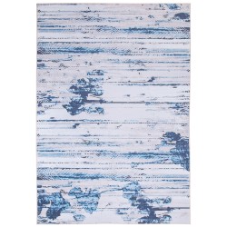 Dywan 160 x 230 cm niebiesko-beżowy BURDUR Dywan 160 x 230 cm niebiesko-beżowy BURDUR