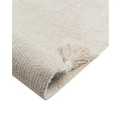 Dywan dziecięcy bawełniany w misia 140 x 200 cm beżowy ZORAKAN Dywan dziecięcy bawełniany w misia 140 x 200 cm beżowy ZORAKAN