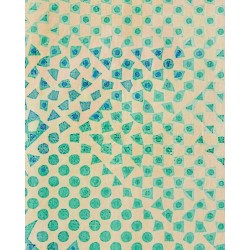 Dywan 80 x 150 cm niebiesko-zielony SUSUZ Dywan 80 x 150 cm niebiesko-zielony SUSUZ
