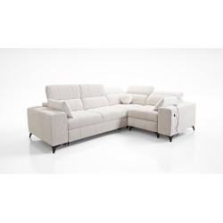 Ballagio II Mix Corner Sofa with Sleeping and Relax Function | Best Quality Weave, Spring 1104