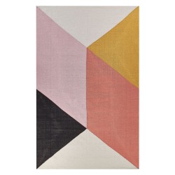 Dywan bawełniany 160 x 230 cm wielokolorowy NIZIP