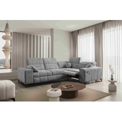 Ecksofa Ballagio II Mix mit Schlaffunktion und Relax | Beste Qualität Flechtwerk, Spring 1102