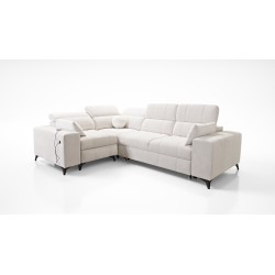 Ballagio II Mix Corner Sofa with Sleeping and Relaxation Function | Best Quality Woven Fabric, Spring 1116