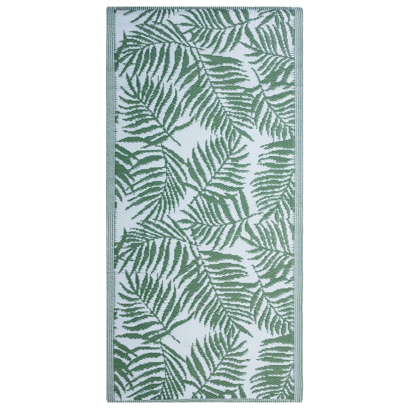 Dywan na zewnątrz 90 x 150 cm ciemnozielony KOTA