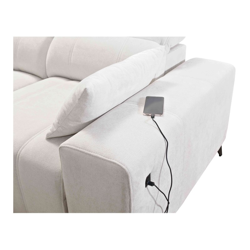 Ecksofa Ballagio II mit Schlaffunktion im Stoff Plecionka, Spring 1115 Ecksofa Ballagio II mit Schlaffunktion im Stoff Plecionka, Spring 1115