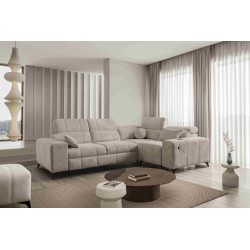 Ecksofa Ballagio II mit Schlaffunktion in Stoff Plecionka, Spring 1110