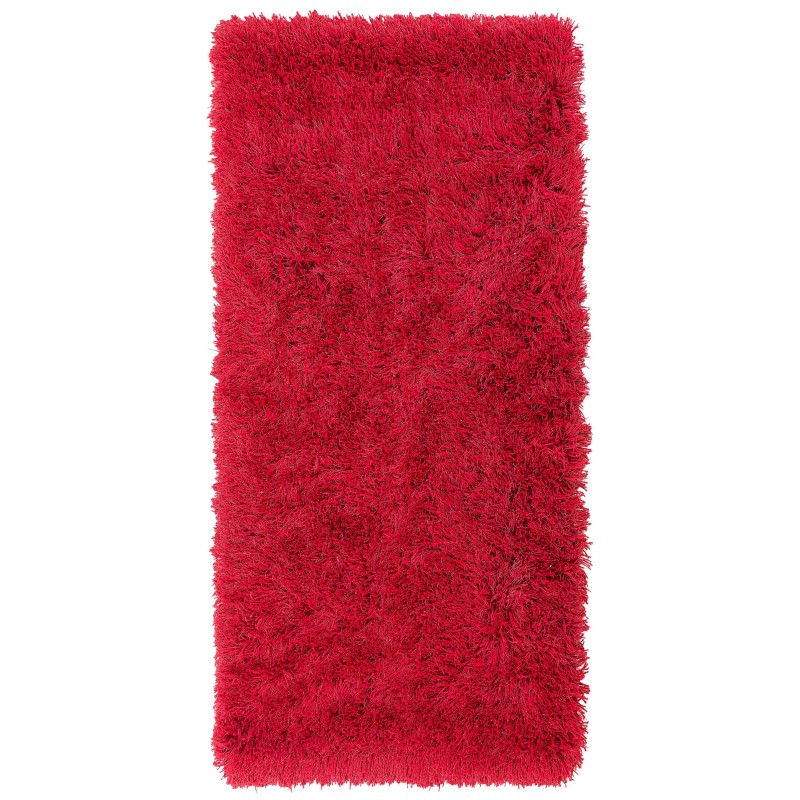 Dywan shaggy 80 x 150 cm czerwony CIDE