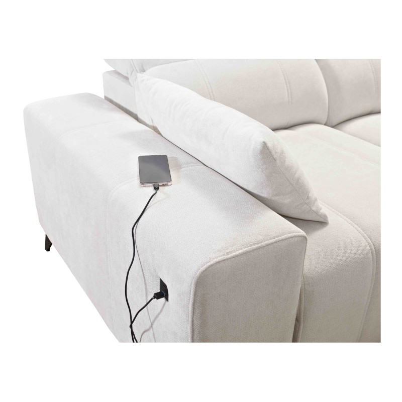 Ecksofa Ballagio II mit Schlaffunktion im Stoff Plecionka, Spring 1112 Ecksofa Ballagio II mit Schlaffunktion im Stoff Plecionka, Spring 1112