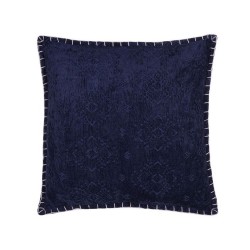 Poduszka dekoracyjna MELUR 45 x 45 cm Ciemnoniebieski Ikat Poduszka dekoracyjna MELUR 45 x 45 cm Ciemnoniebieski Ikat