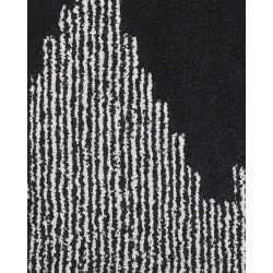 Dywan bawełniany 160 x 230 cm czarno-biały BATHINDA Dywan bawełniany 160 x 230 cm czarno-biały BATHINDA