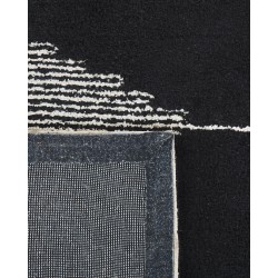 Dywan bawełniany 160 x 230 cm czarno-biały BATHINDA Dywan bawełniany 160 x 230 cm czarno-biały BATHINDA
