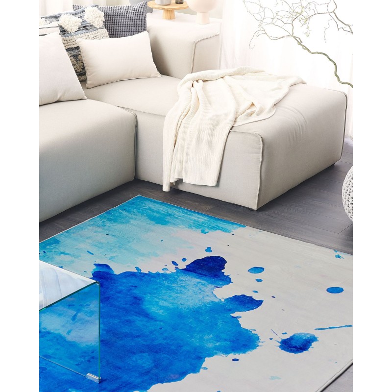 Dywan 140 x 200 cm niebieski ODALAR Dywan 140 x 200 cm niebieski ODALAR
