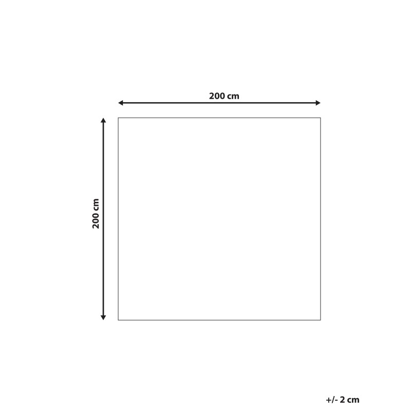 Dywan wełniany 200 x 200 cm beżowo-niebieski DATCA Dywan wełniany 200 x 200 cm beżowo-niebieski DATCA