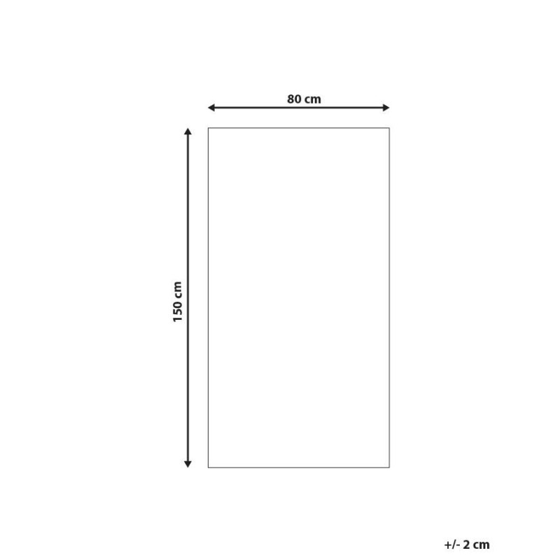 Dywan z wiskozy 80 x 150 cm zielony GESI II Dywan z wiskozy 80 x 150 cm zielony GESI II