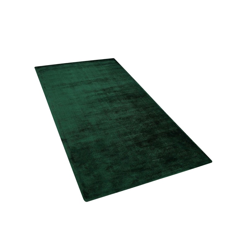 Dywan z wiskozy 80 x 150 cm zielony GESI II Dywan z wiskozy 80 x 150 cm zielony GESI II
