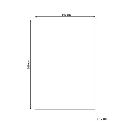 Dywan 140 x 200 cm niebiesko-szary BOZAT Dywan 140 x 200 cm niebiesko-szary BOZAT
