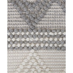 Dywan wełniany 160 x 230 cm beżowo-szary BOZOVA Dywan wełniany 160 x 230 cm beżowo-szary BOZOVA