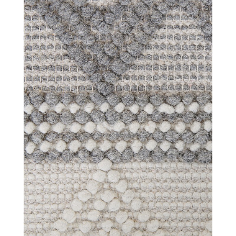 Dywan wełniany 160 x 230 cm beżowo-szary BOZOVA Dywan wełniany 160 x 230 cm beżowo-szary BOZOVA