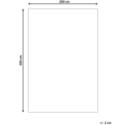 Dywan bawełniany 200 x 300 cm wielokolorowy KABTA Dywan bawełniany 200 x 300 cm wielokolorowy KABTA