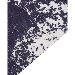 Dywan z wiskozy 140 x 200 cm fioletowy z białym AKARSU Dywan z wiskozy 140 x 200 cm fioletowy z białym AKARSU