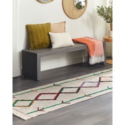 Dywan bawełniany 80 x 230 cm beżowy CETMI Dywan bawełniany 80 x 230 cm beżowy CETMI