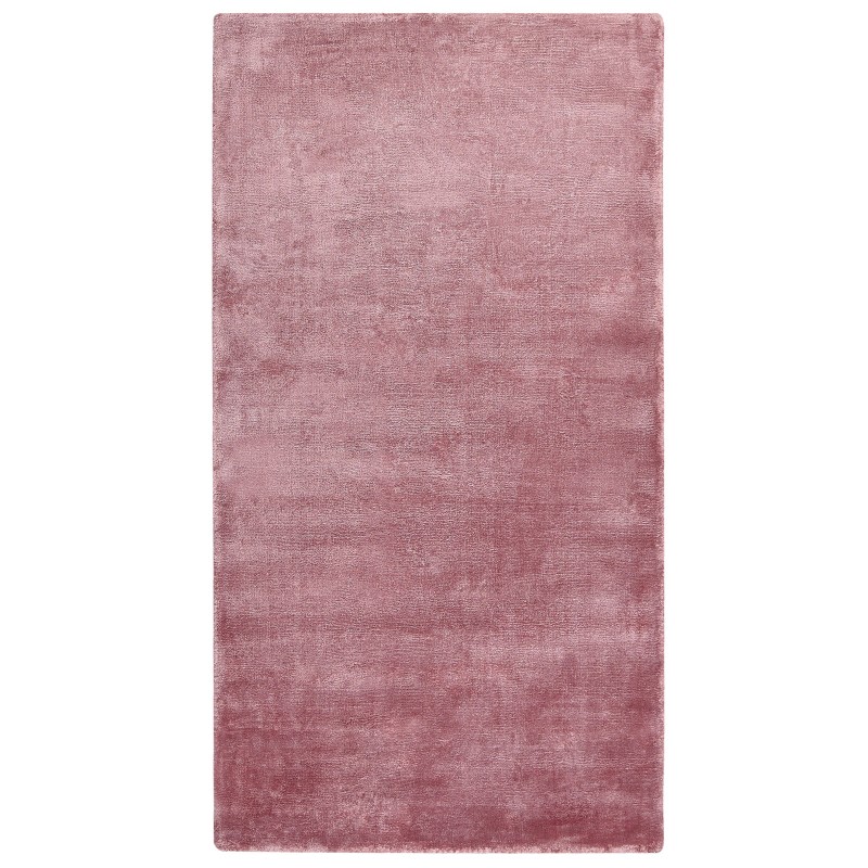 Dywan z wiskozy 80 x 150 cm różowy GESI II Dywan z wiskozy 80 x 150 cm różowy GESI II