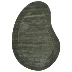 Dywan z wiskozy 160 x 230 cm zielony MASSO Dywan z wiskozy 160 x 230 cm zielony MASSO