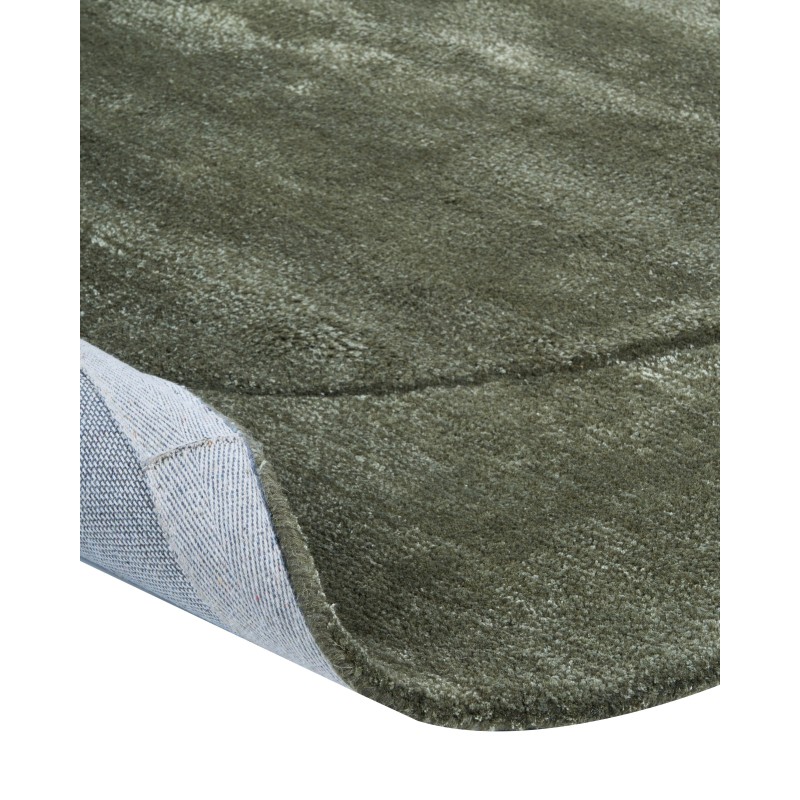 Dywan z wiskozy 160 x 230 cm zielony MASSO Dywan z wiskozy 160 x 230 cm zielony MASSO