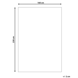 Dywan wełniany gabbeh 160 x 230 cm żółty AKALAN Dywan wełniany gabbeh 160 x 230 cm żółty AKALAN