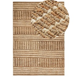 Dywan z juty 160 x 230 cm beżowy KAMBERLI Dywan z juty 160 x 230 cm beżowy KAMBERLI