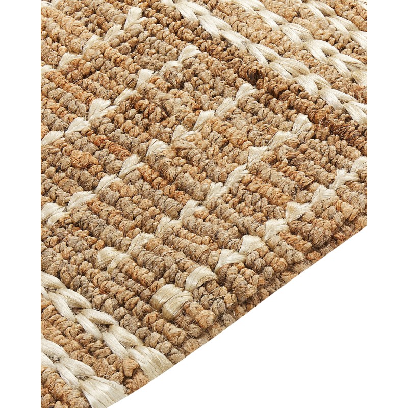 Dywan z juty 160 x 230 cm beżowy KAMBERLI Dywan z juty 160 x 230 cm beżowy KAMBERLI