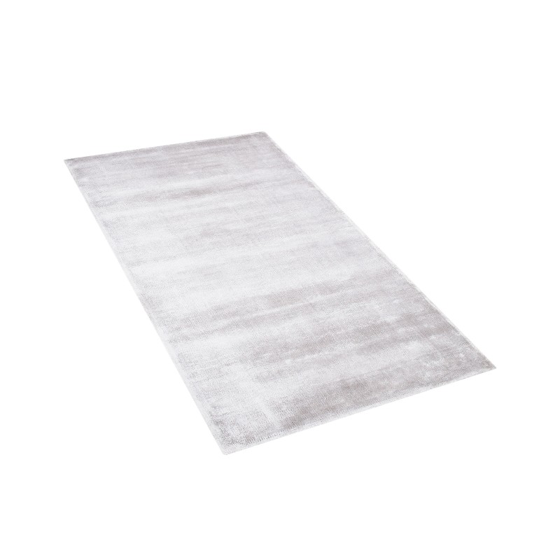 Dywan z wiskozy 80 x 150 cm jasnoszary GESI II Dywan z wiskozy 80 x 150 cm jasnoszary GESI II