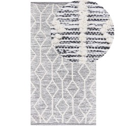 Dywan 80 x 150 cm szaro-beżowy EDREMIT Dywan 80 x 150 cm szaro-beżowy EDREMIT