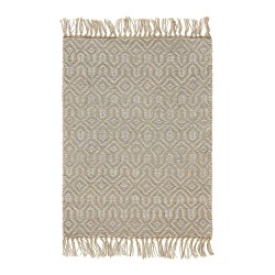 Dywan z juty 50 x 80 cm beżowy POZANTI Dywan z juty 50 x 80 cm beżowy POZANTI