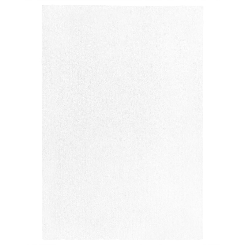 Dywan shaggy 140 x 200 cm biały DEMRE
