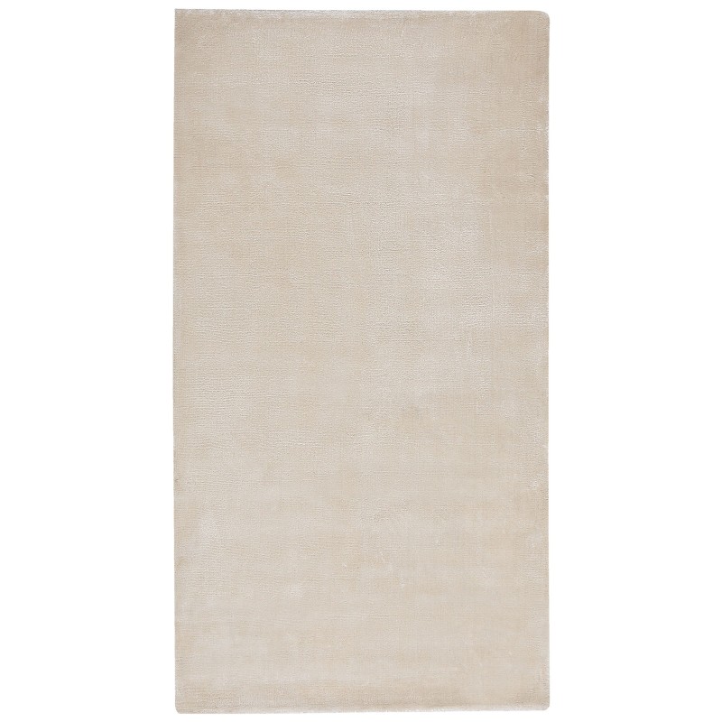 Dywan z wiskozy 80 x 150 cm jasnobeżowy GESI II Dywan z wiskozy 80 x 150 cm jasnobeżowy GESI II