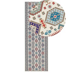 Dywan 80 x 240 cm wielokolorowy HACILAR Dywan 80 x 240 cm wielokolorowy HACILAR