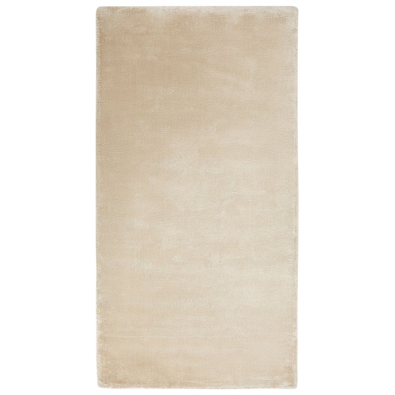 Dywan z wiskozy 80 x 150 cm beżowy GESI II