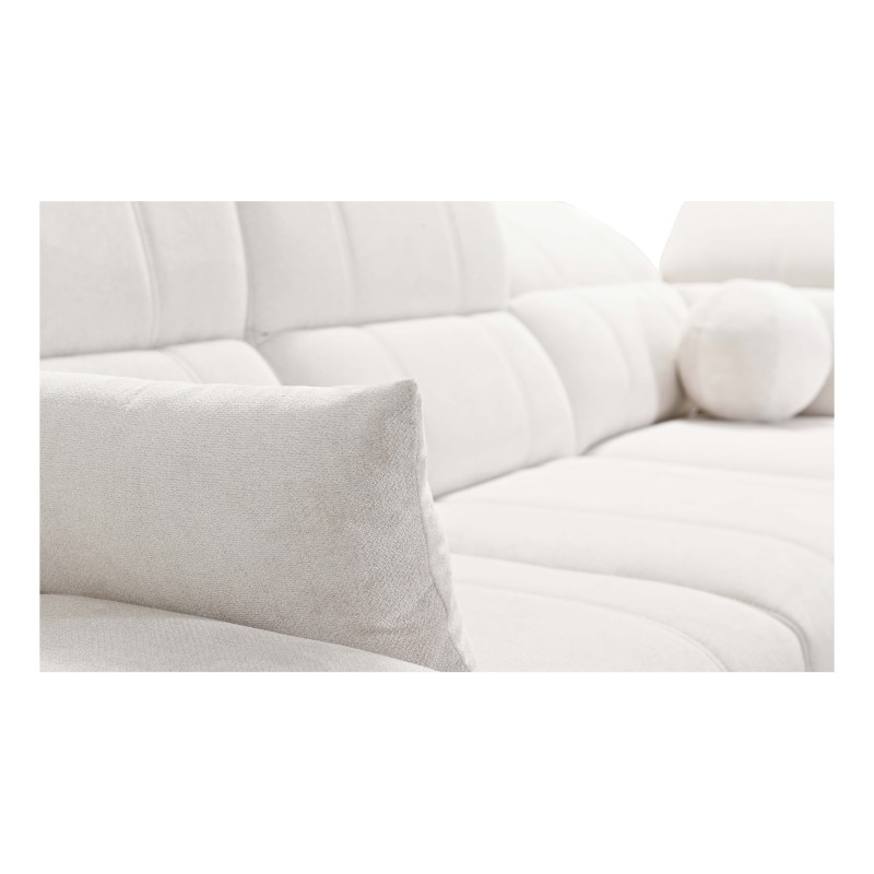 Ballagio I corner sofa with a sleeping function made from Plecionka fabric, Spring 1102 - beauty and functionality in one! Ballagio I corner sofa with a sleeping function made from Plecionka fabric, Spring 1102 - beauty and functionality in one!