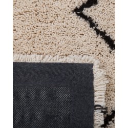 Dywan 160 x 230 cm beżowo-czarny HAVSA Dywan 160 x 230 cm beżowo-czarny HAVSA