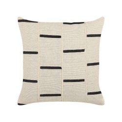 Poduszka dekoracyjna ABIES Bawełna 45 x 45 cm Beżowy W paski Poduszka dekoracyjna ABIES Bawełna 45 x 45 cm Beżowy W paski