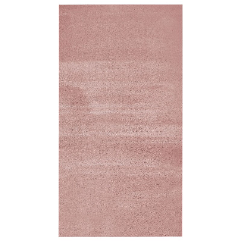 Dywan sztuczne futro królika 80 x 150 cm różowy MIRPUR